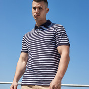 Striped Jersey polo shirt