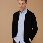 Unisex zip-through cardigan