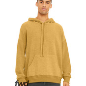 Unisex sueded fleece pullover hoodie