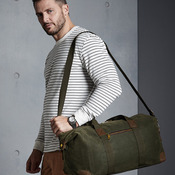 Heritage waxed canvas holdall