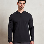 ‘Essential’ unisex long sleeve workwear polo shirt