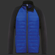 Dual-fabric sports jacket