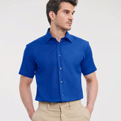 Short sleeve easycare tailored Oxford shirt