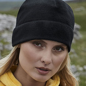 Recycled fleece pull-on beanie