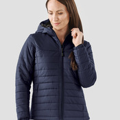 Women’s Nautilus quilted hooded jacket