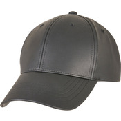 Synthetic leather alpha shape dad cap (6245AL)